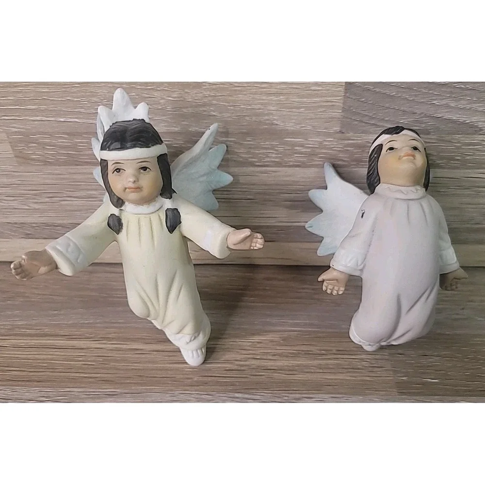 90's House of Lloyd Christmas Around the World Native American‎ Angels Ornaments
